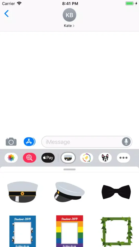 Illustrated Graduation Sticker Screenshots