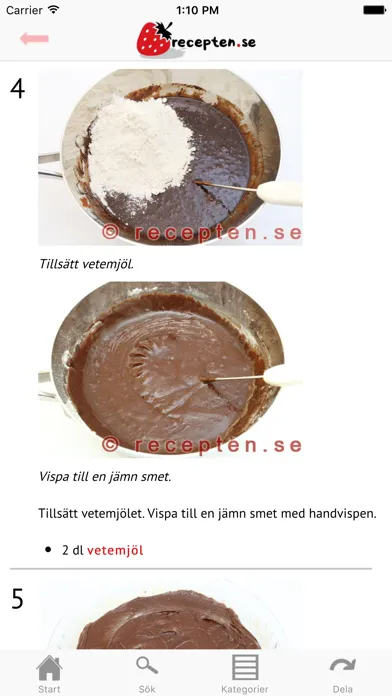 recepten.se Screenshots