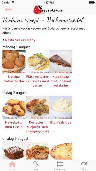 recepten.se Screenshots