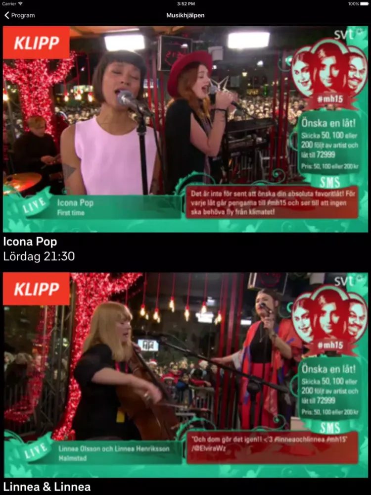 Tangkapan skrin SVT 360 iPad 