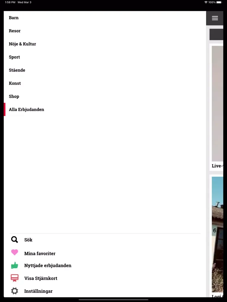 Capturas de pantalla de Sydsvenskan Stjärnklubb iPad 