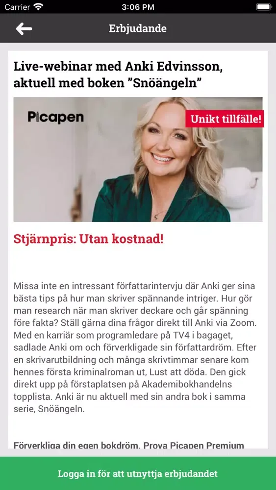 Capturas de pantalla de Sydsvenskan Stjärnklubb