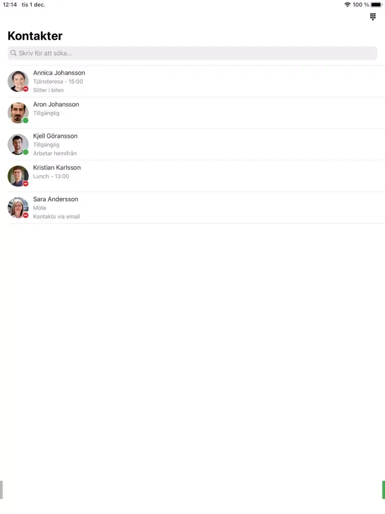 Dico Connect iPad  Screenshots