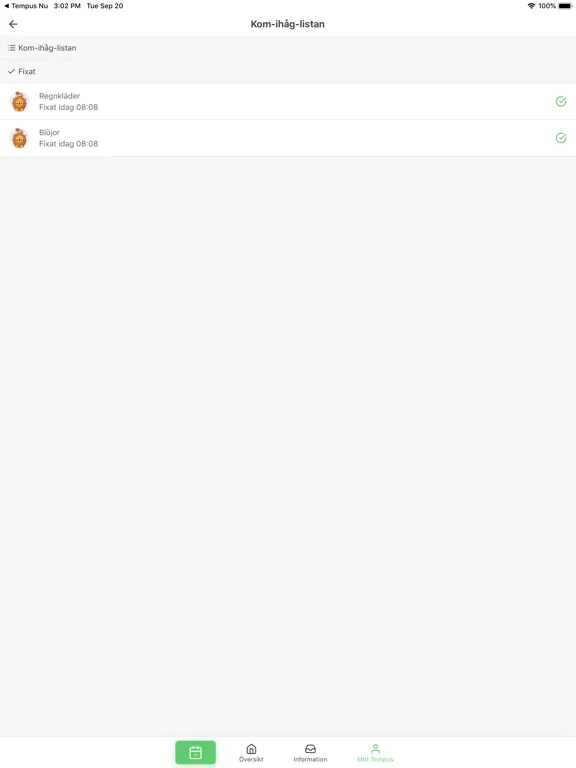 Tempus Hemma iPad 應用截圖