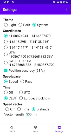 GNSS Viewer應用截圖