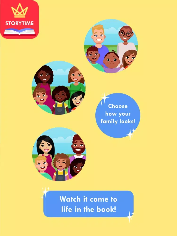 ภาพหน้าจอของ StoryTime Kids: My Family iPad 