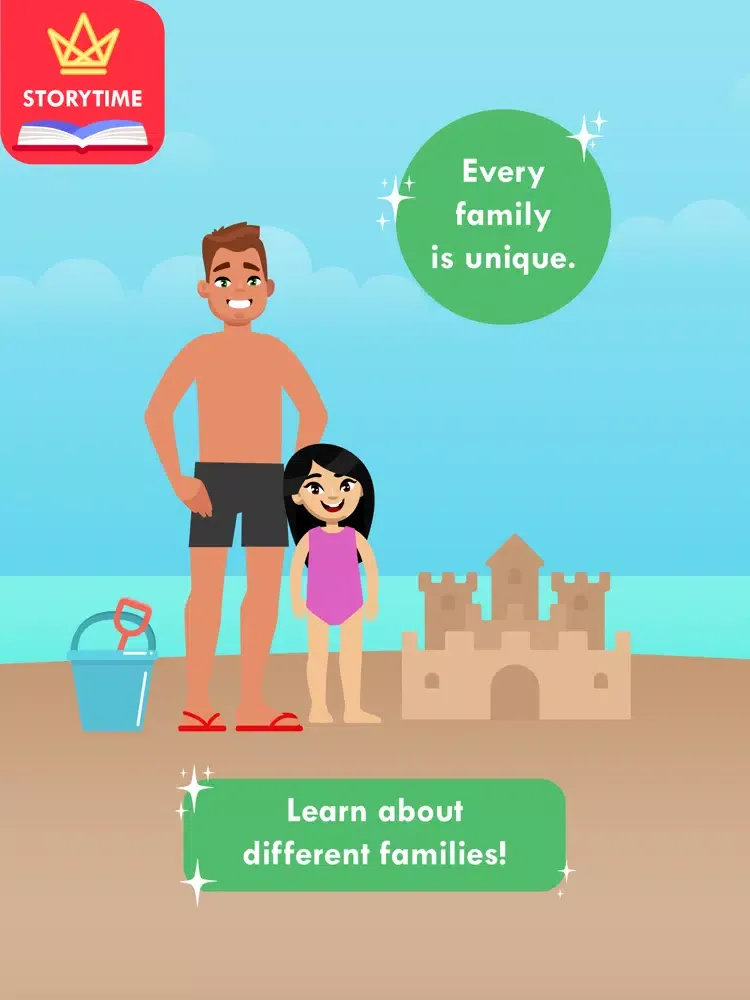 ภาพหน้าจอของ StoryTime Kids: My Family iPad 