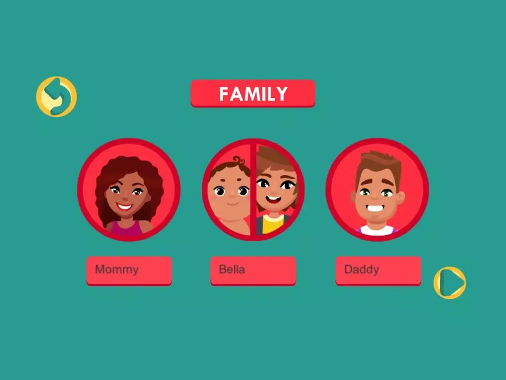 ภาพหน้าจอของ StoryTime Kids: My Family iPad 