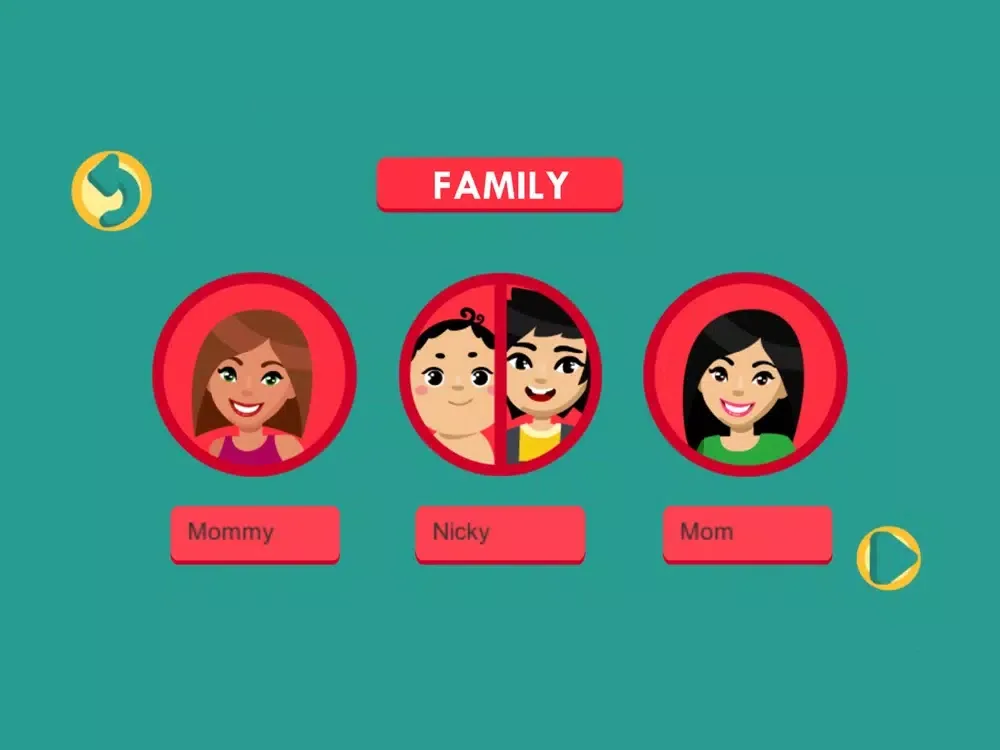 ภาพหน้าจอของ StoryTime Kids: My Family iPad 