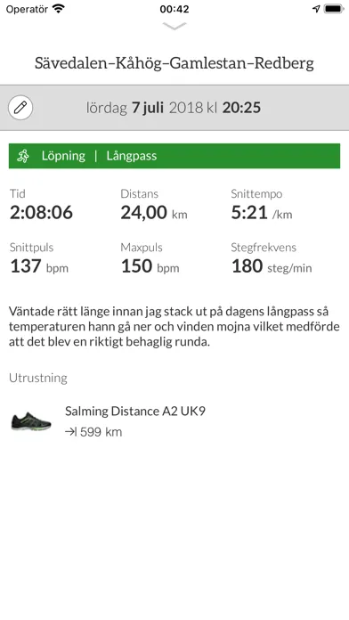 Capturas de tela do Jogg