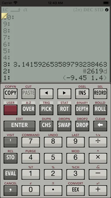 Capturas de pantalla de RPN 28x Calc