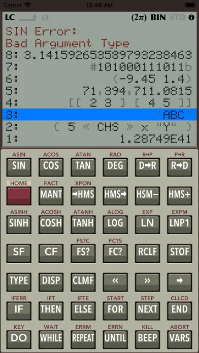 Capturas de pantalla de RPN 28x Calc