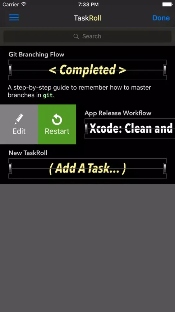 Ảnh chụp màn hình của TaskRoll Lite