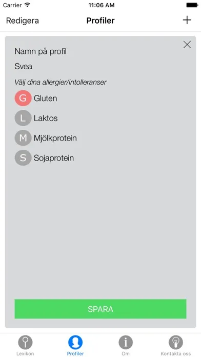 Captures d'écran de Ingredienslexikon