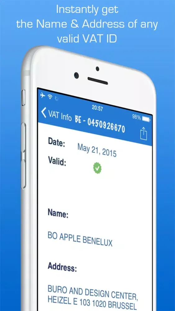 VAT Info سکرین شاٹس
