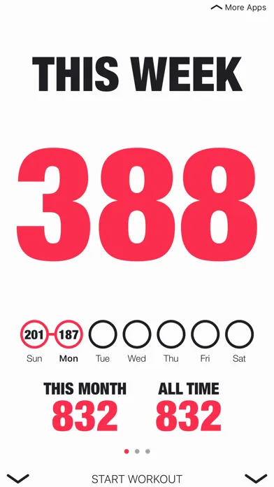 Tangkapan layar Quickstart workout generator