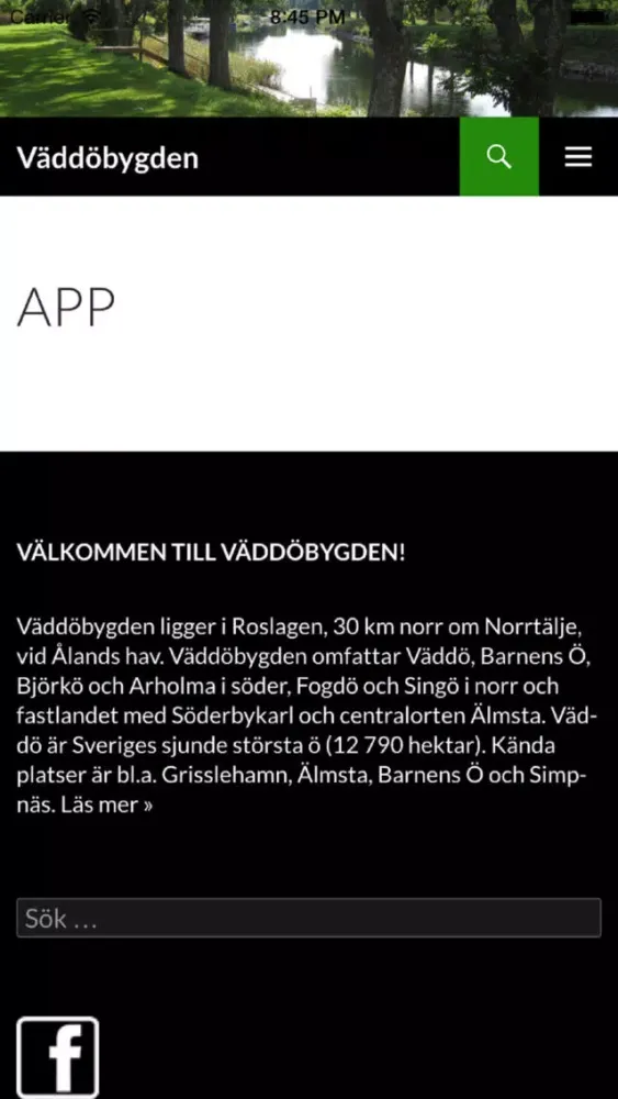 Väddöbygdens officiella app应用截图