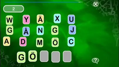 Tangkapan skrin ABC-spelet