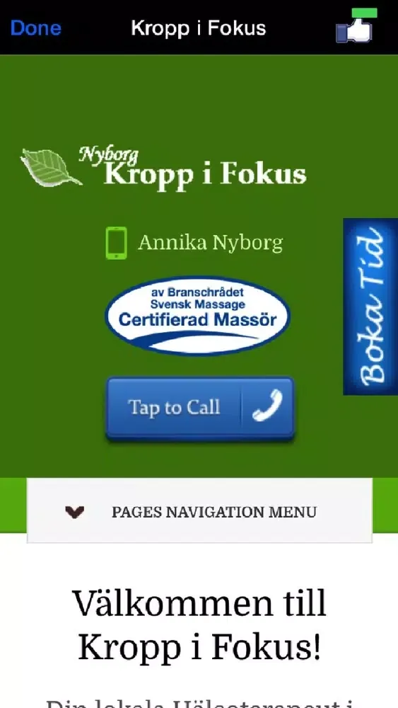 Kropp i Fokus 스크린샷