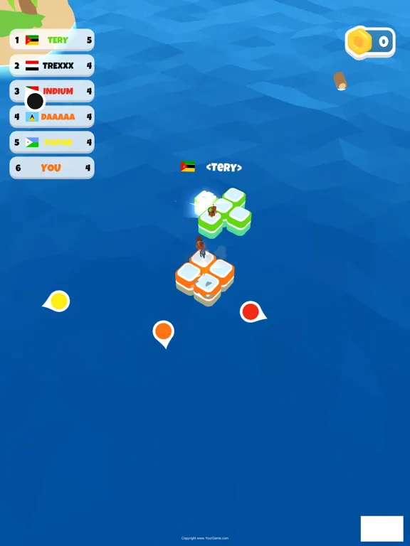 Screenshot di Raft Craft: Ocean War iPad 