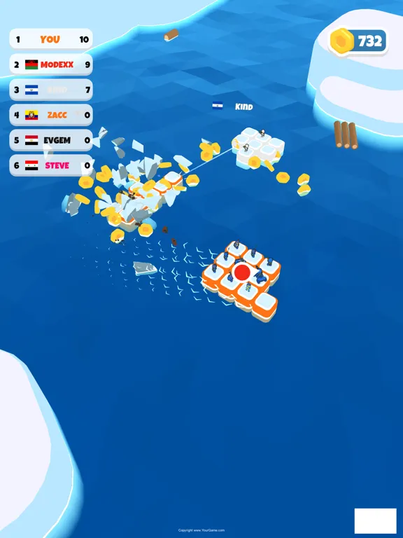 Screenshot di Raft Craft: Ocean War iPad 