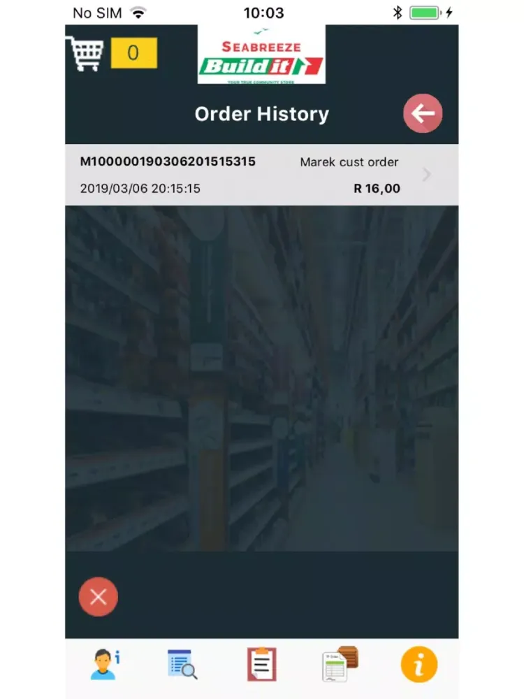 Seabreeze Online Orders iPad  سکرین شاٹس