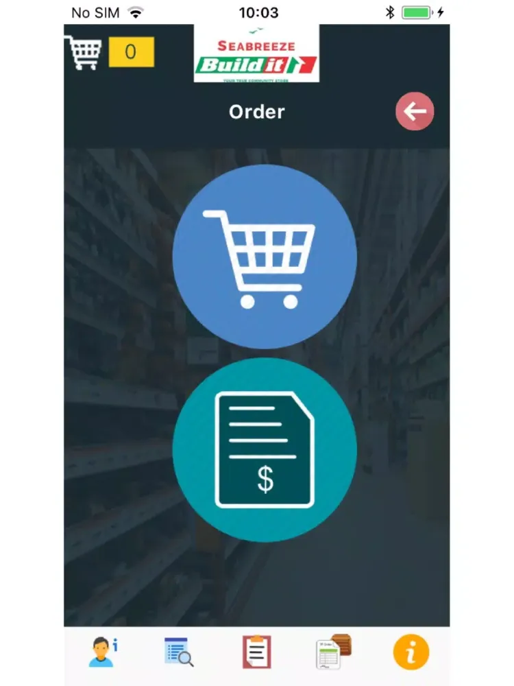 Seabreeze Online Orders iPad  سکرین شاٹس