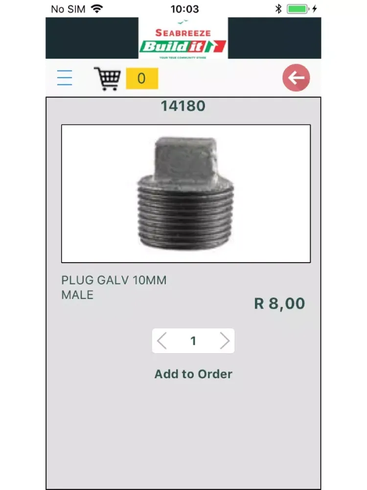 Seabreeze Online Orders iPad  سکرین شاٹس