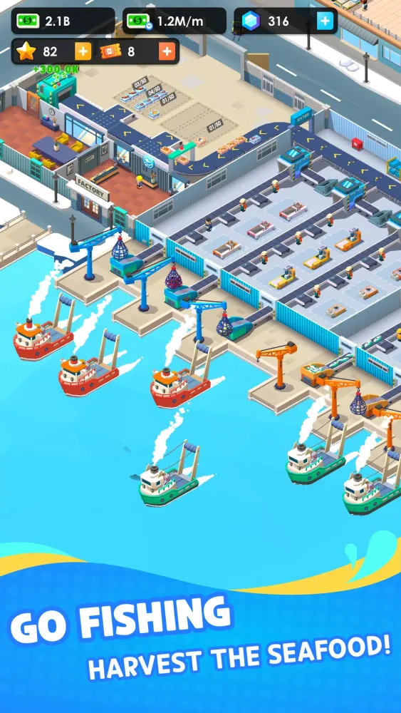 Seafood Inc - Tycoon, Idle Screenshots