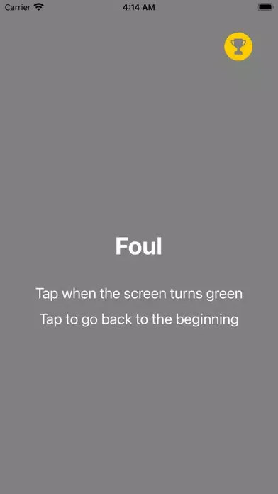 Reaction Time Test Touch 스크린샷