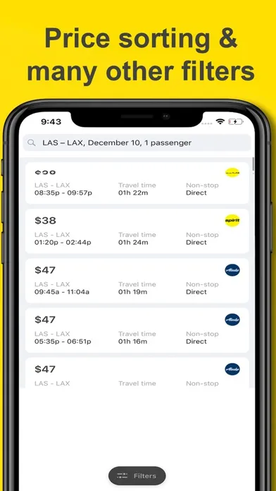Tangkapan skrin Cheap Flights Airplane Ticket