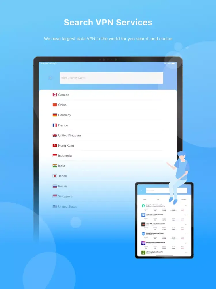 صور OneClick VPN·Super VPN Ranking iPad 
