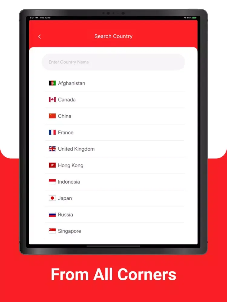 Zrzuty ekranu VPN Ranking:Super vpn List iPad 
