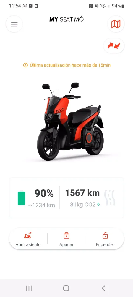 My SEAT MÓ–Connected e-scooter应用截图