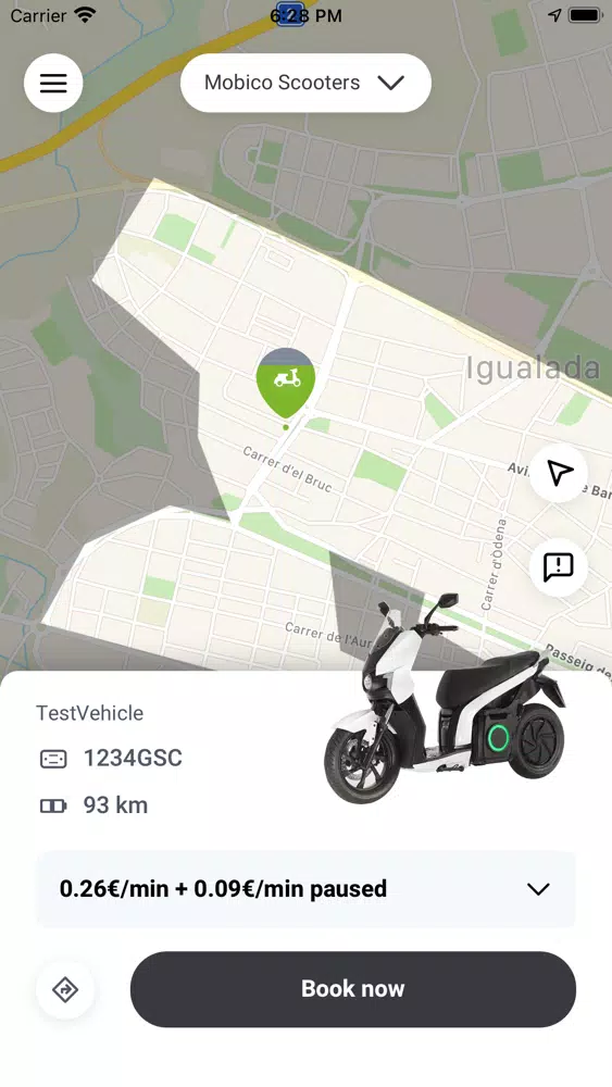 Mobico سکرین شاٹس