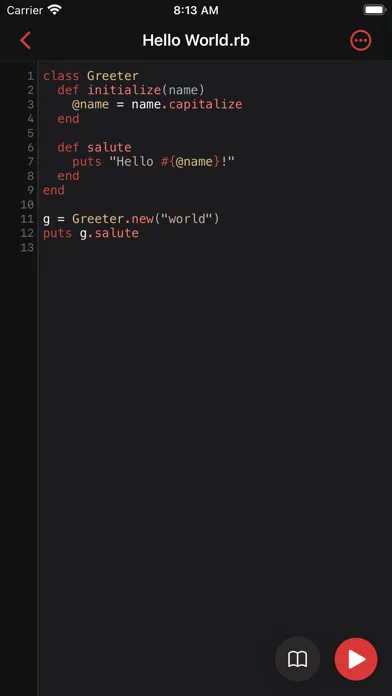 ภาพหน้าจอของ Rubyist - Ruby Scripting