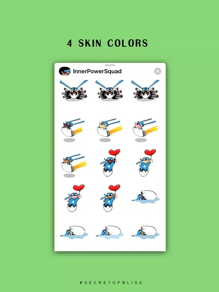 Скриншоты Inner Power Squad Stickers iPad 