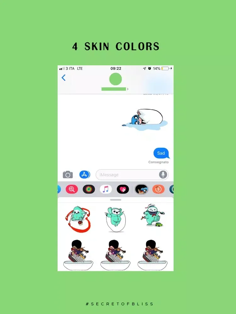 Скриншоты Inner Power Squad Stickers iPad 