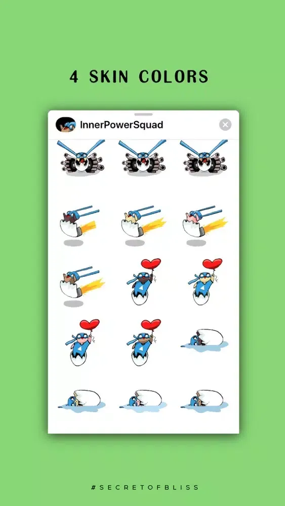 Скриншоты Inner Power Squad Stickers