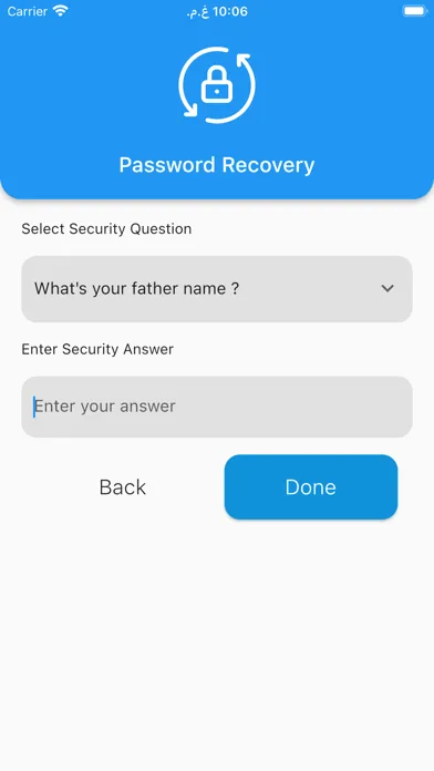 Notepad with Secure Lock Screenshots