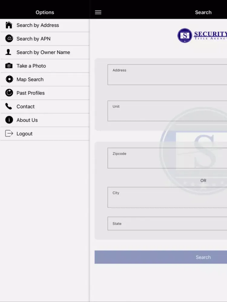 Security Title Gateway iPad 应用截图