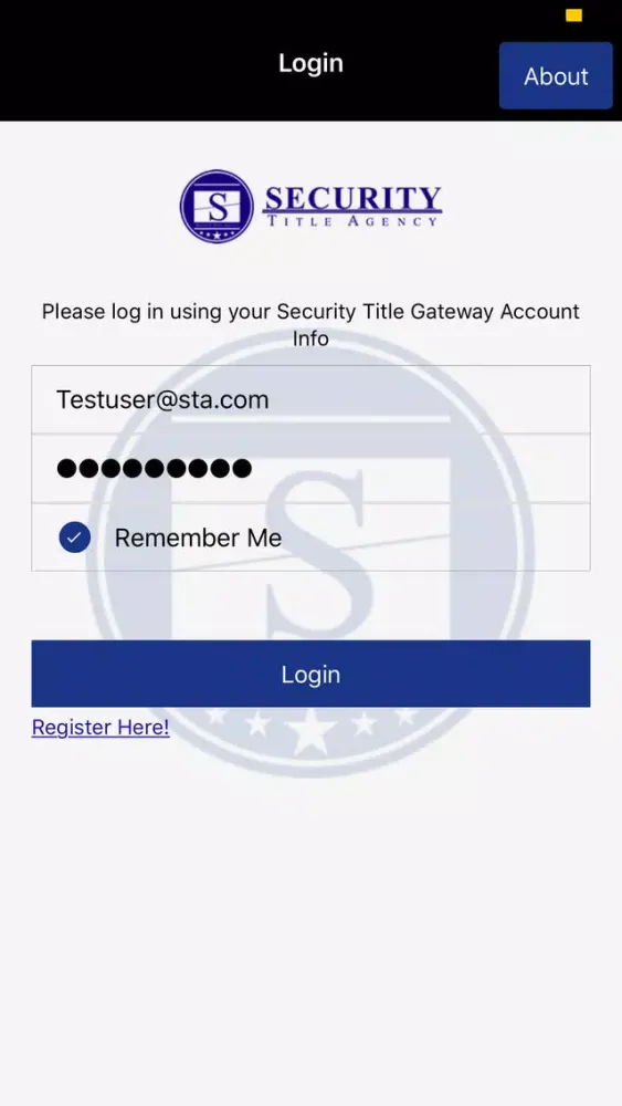 Security Title Gateway应用截图