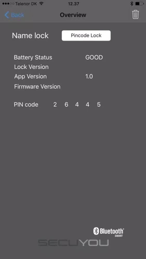Secuyou PIN code應用截圖