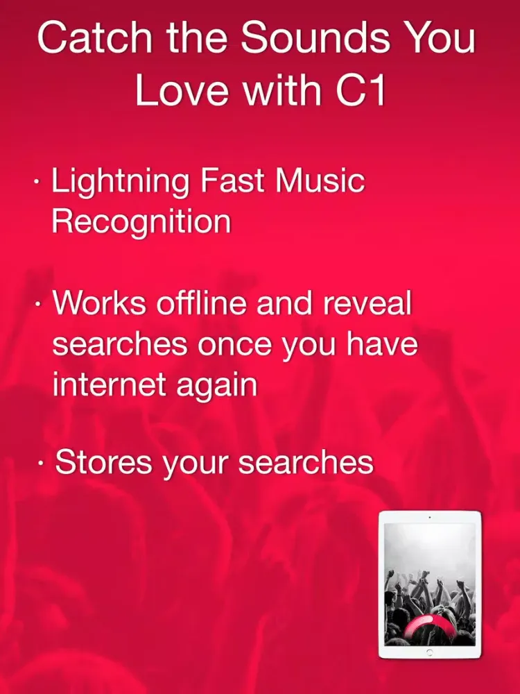 Capturas de tela do C1 - Streaming Music Discovery iPad 