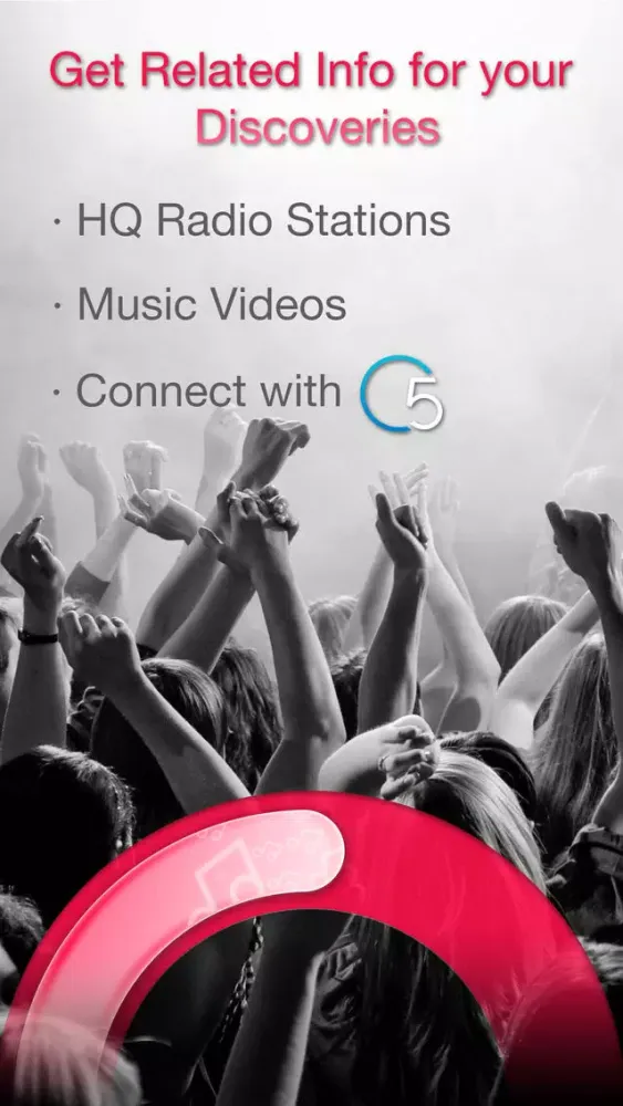 Capturas de tela do C1 - Streaming Music Discovery