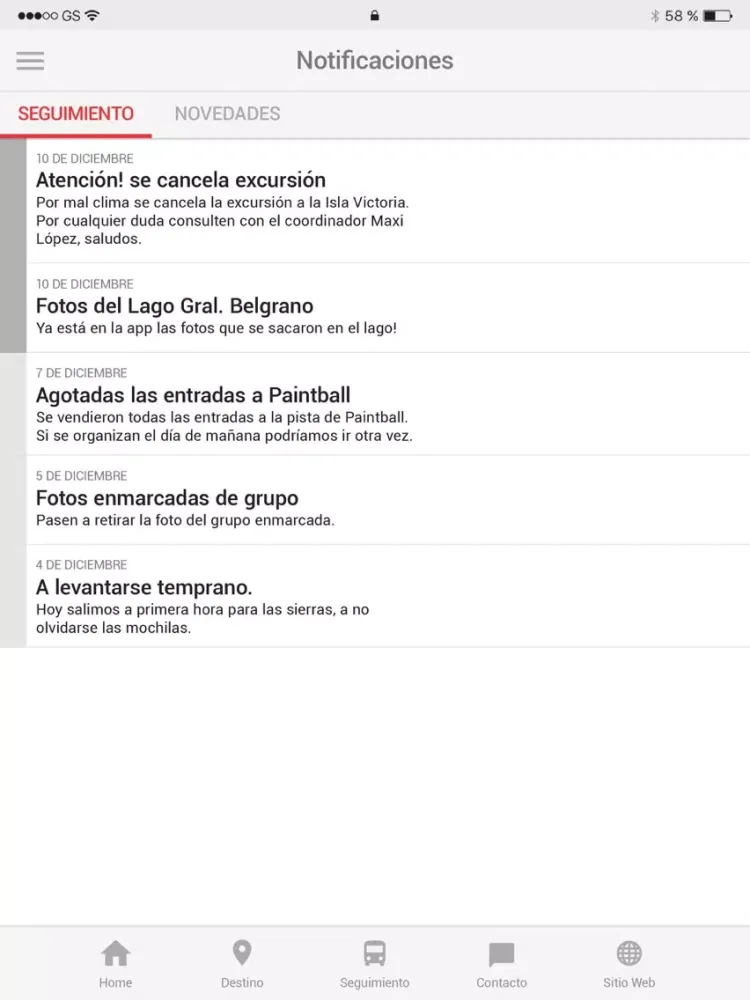 Capturas de pantalla de Apleno Club de Viajes iPad 