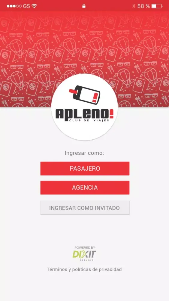 Capturas de pantalla de Apleno Club de Viajes