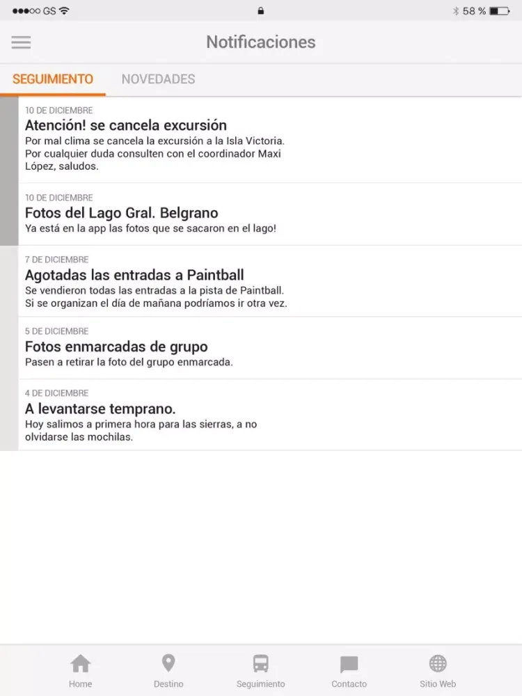 Capturas de pantalla de Funtour Viajes iPad 