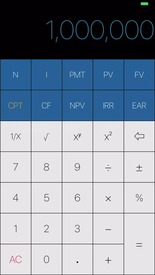 Screenshot di FinancialCal TVM