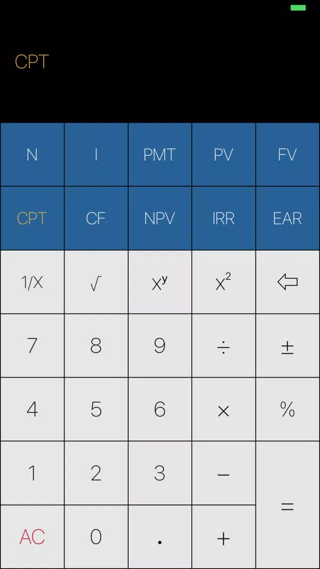 Screenshot di FinancialCal TVM